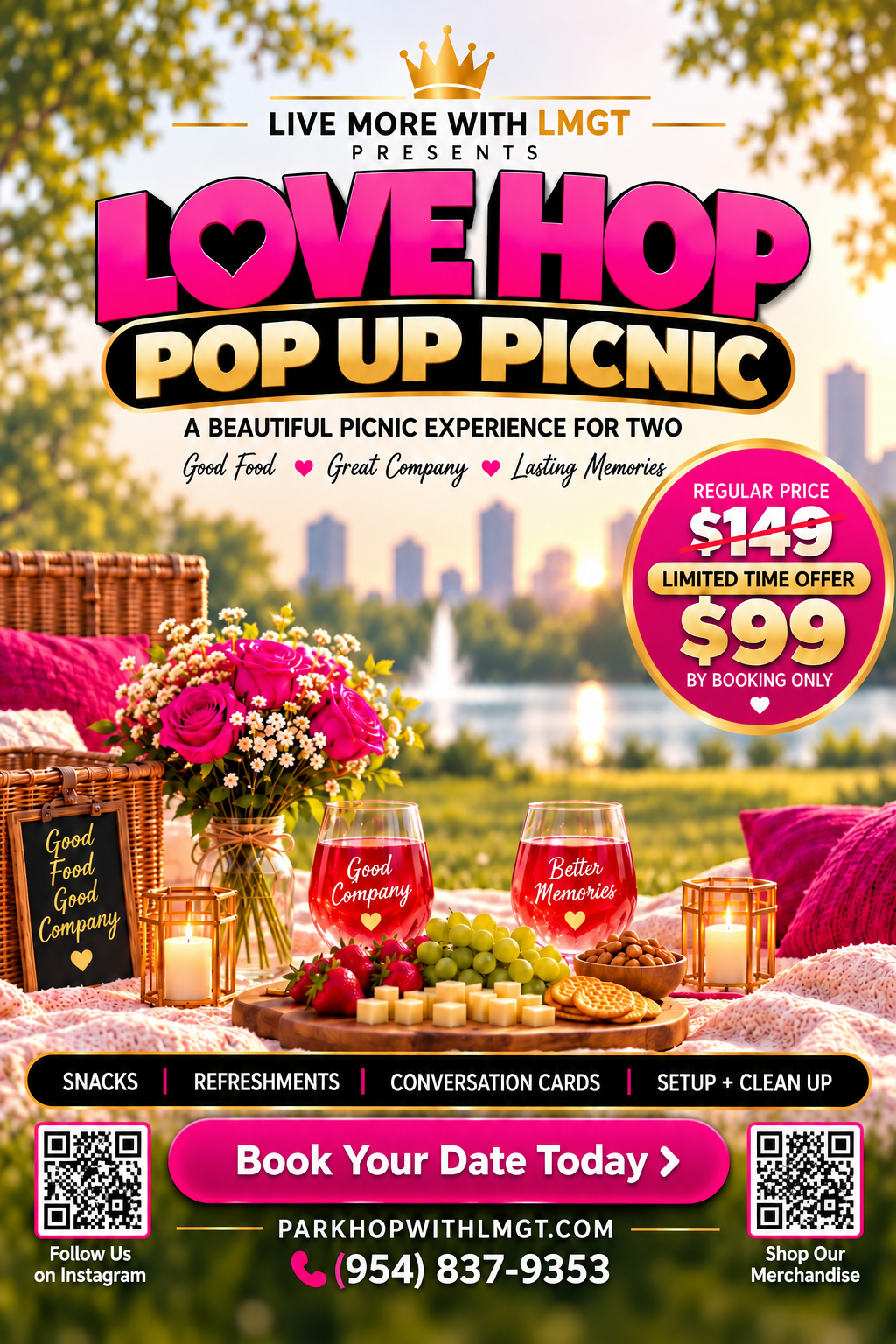 Love Hop — Pop Up Picnic flyer