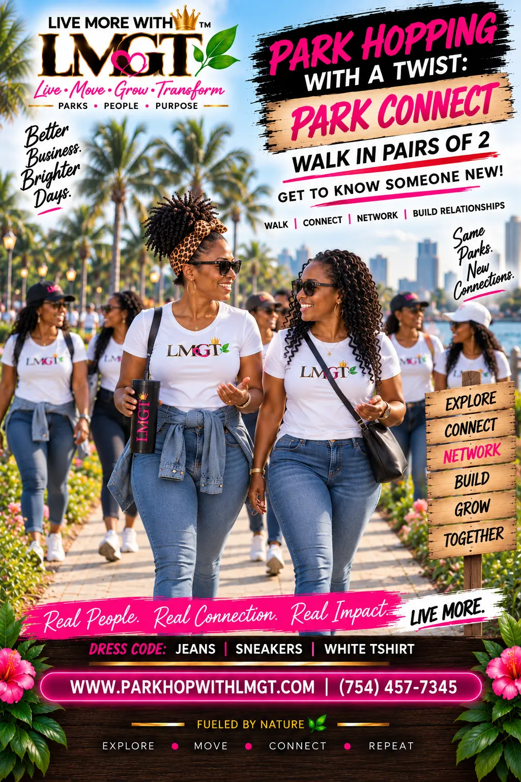 Park Connect advert — real people, real connection, real impact.