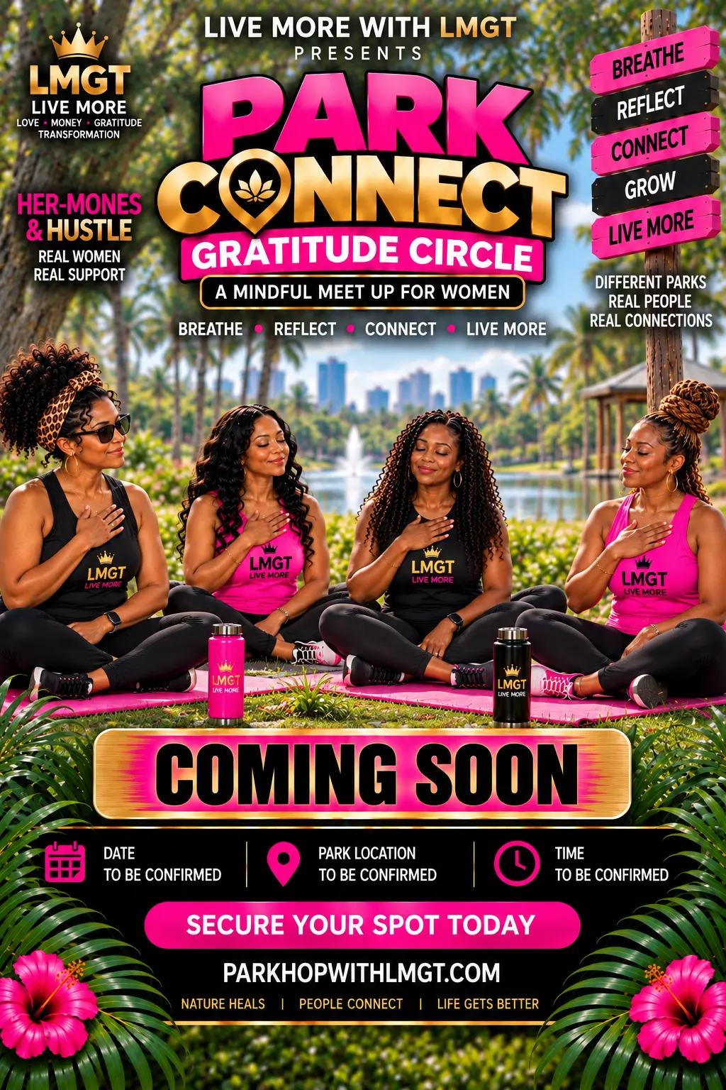 Park Connect — Gratitude flyer